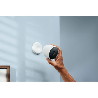 Google :Nest Cam Indoor/Outdoor Security Camera w/ Battery : White