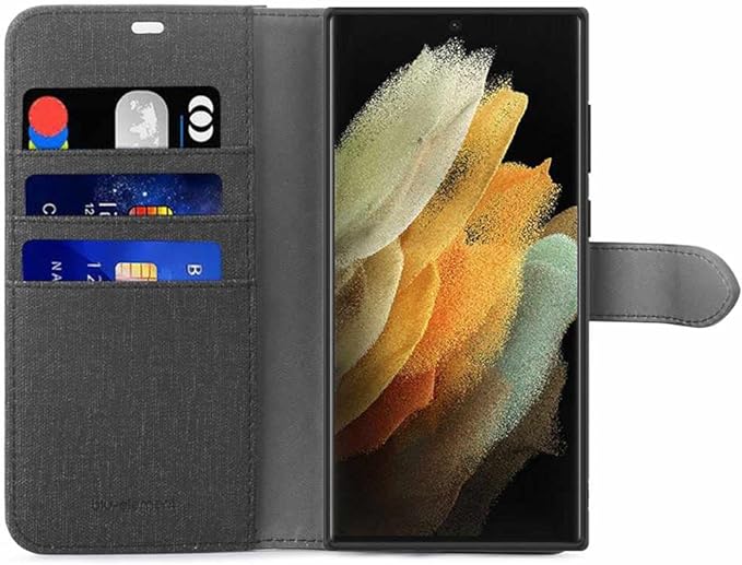 Galaxy S22 Ultra: Blu Element Wallet Case : Black