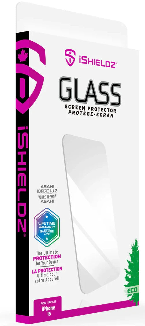 iPhone 16+: Tempered Glass Screen Protector