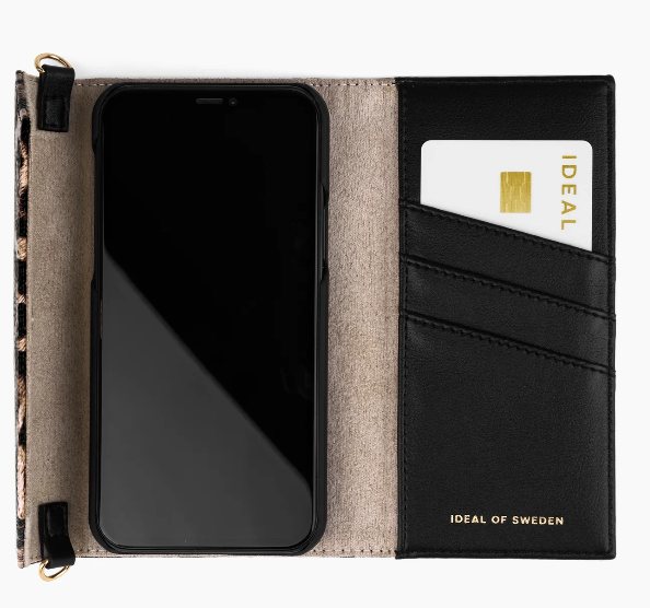 iPhone 13 Ideal of Sweden Clutch Wallet - Leopard