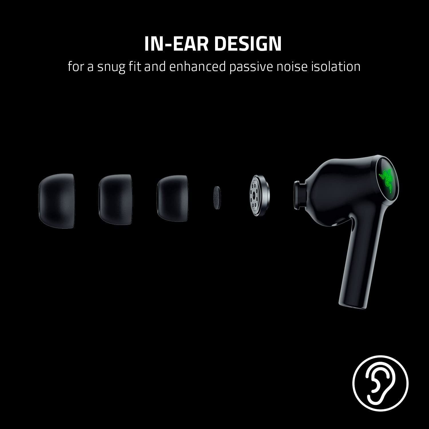 Razer hammerhead true wireless ear tips hot sale